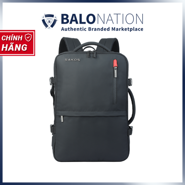 Balo Du Lịch Laptop 15.6 Inch SAKOS PLENA Có Thể Mở Rộng - Hàng Chính Hãng