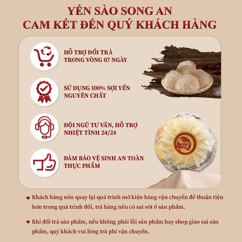 Tổ yến rối tinh chế sợi ngắn Song An Food nguyên chất 100gr