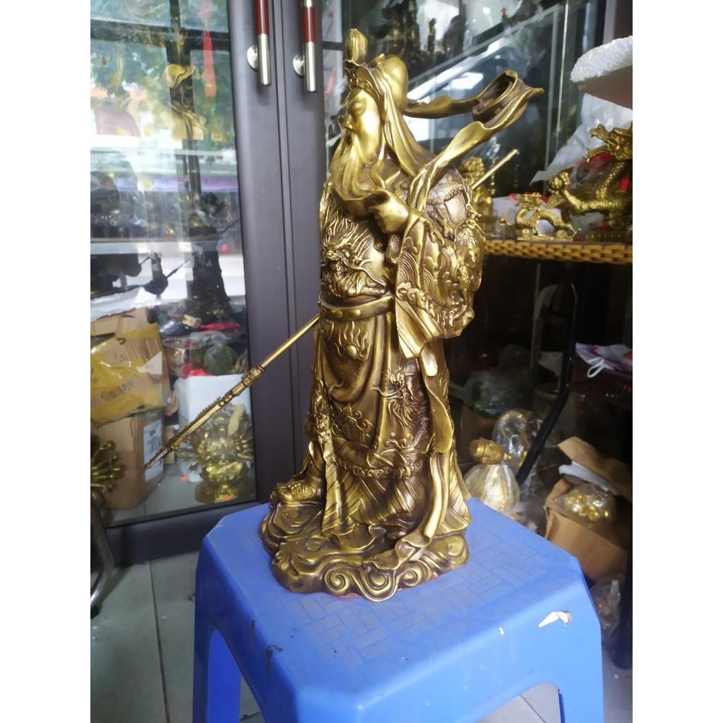 Tượng quan công Vân trường bằng đồng thau phong thủy Hồng Thắng