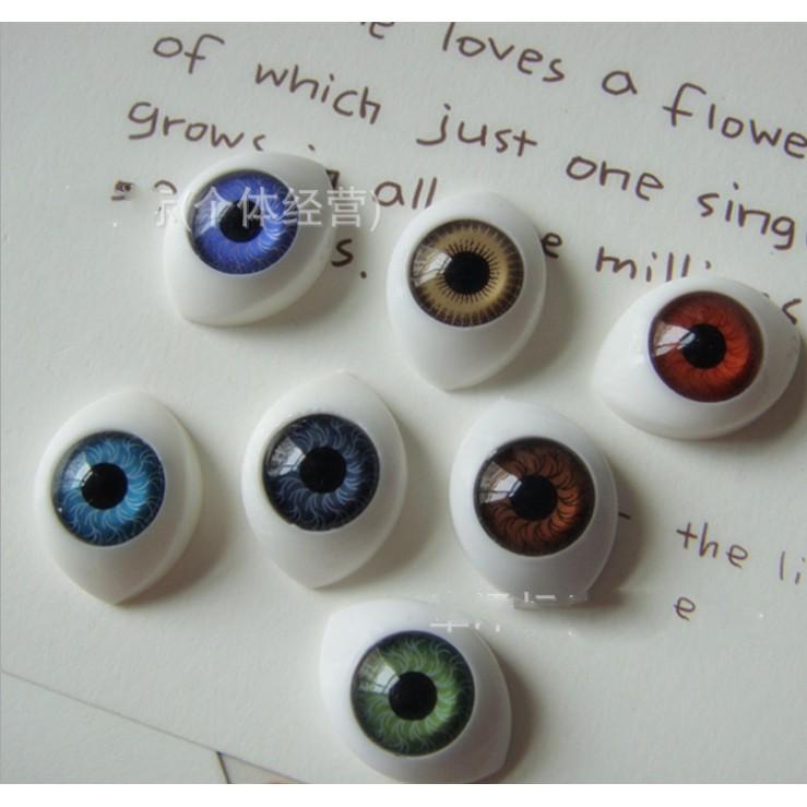 *HN* Charm mắt size 14x19mm phong cách Harajuku cho các bạn làm búp bê, trang trí vỏ ốp điện thoại, DIY