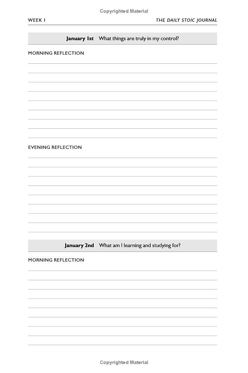 Sách ngoại văn: The Daily Stoic Journal