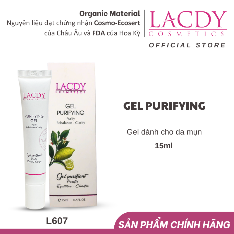 Gel Dành Cho Da Mụn Lacdy 15ml-PURIFYING GEL-L607