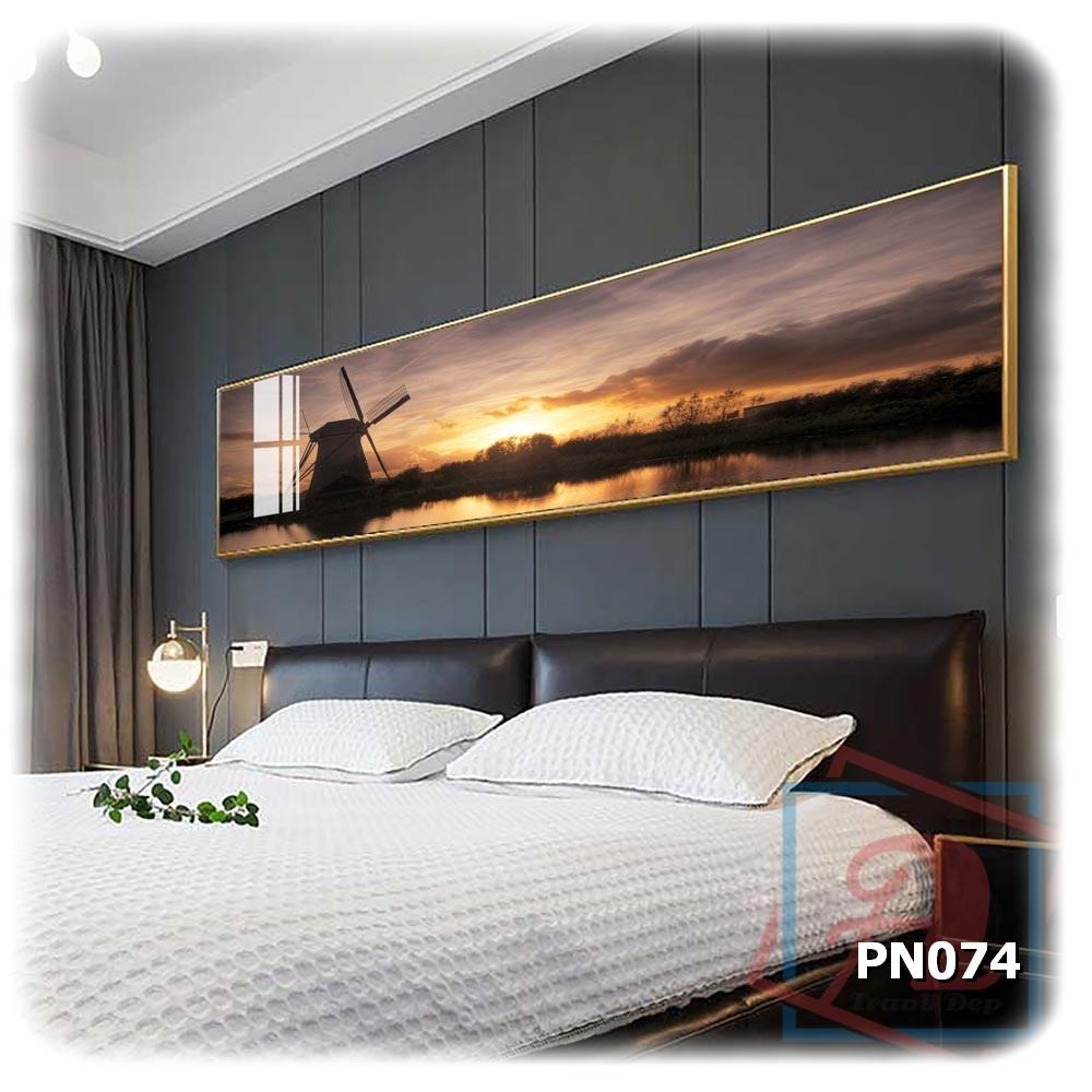 Tranh canvas khổ lớn trang trí phòng ngủ - PN074