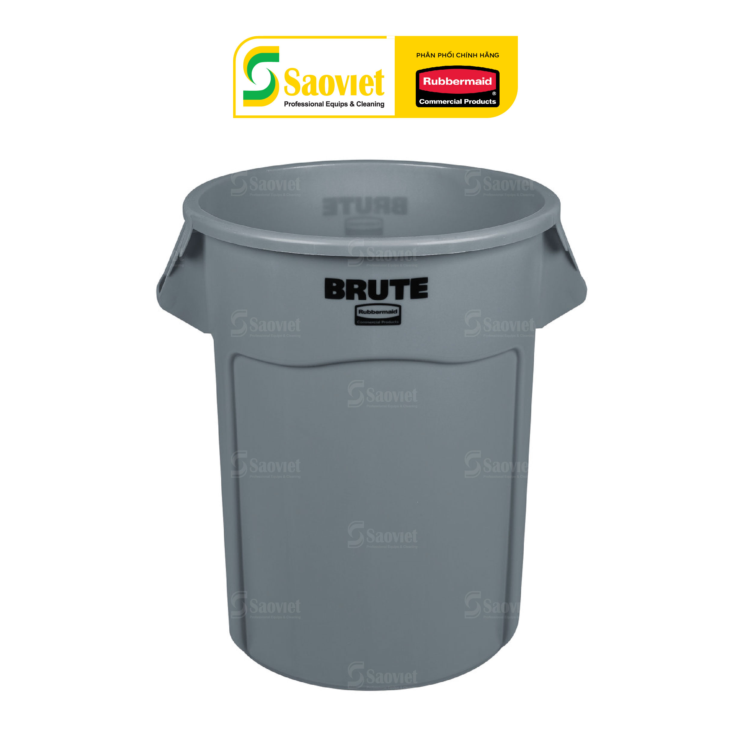 Thùng Nhựa Đựng Đồ Vận Chuyển BRUTE 208 Lít Rubbermaid - SKU: FG265500 (Chưa Bao Gồm Nắp) | SAOVIETCO