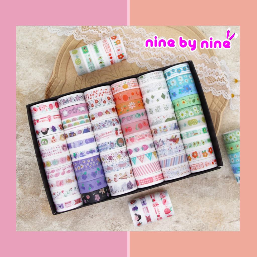 01 cuộn washi tape cute trang trí sổ, dụng cụ học tập (giao ngẫu nhiên)