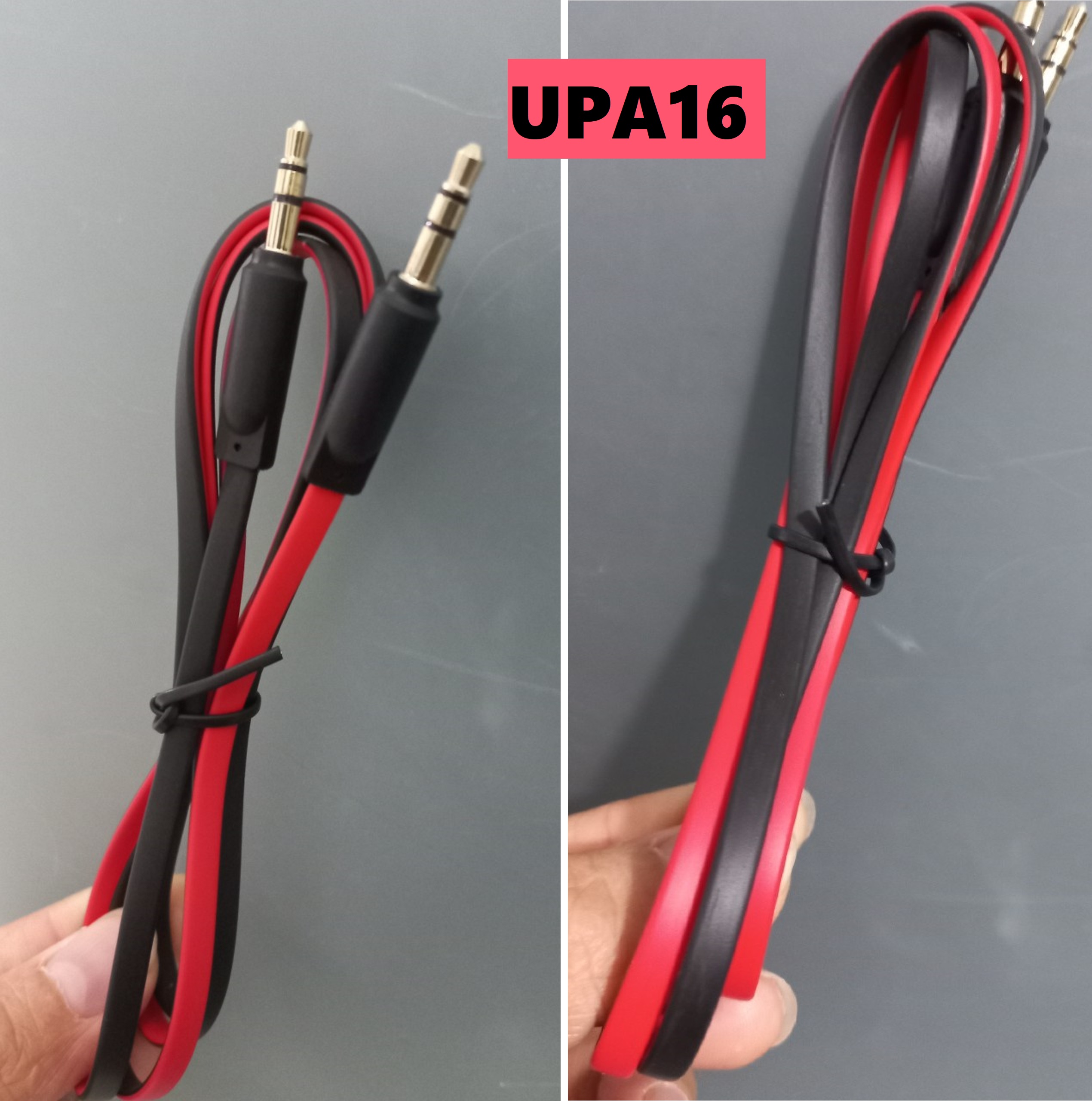 [ 3.5 to 3.5 ] Cáp âm thanh AUX 2 đầu 3.5 mm cho điện thoại tai nghe laptop loa hoco UPA16 dây dẹp UPA19 dây dù (1m) _ Hàng chính hãng