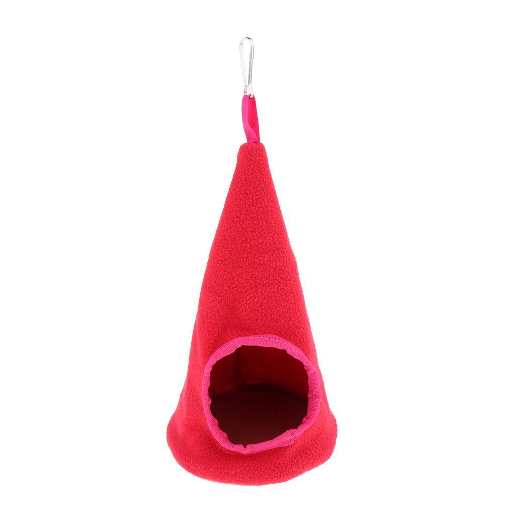 Santa Hat-Shaped Hamster Little Pet Chinchilla Squirrel Swing Hammock Sleeping Bag Hanging Nest