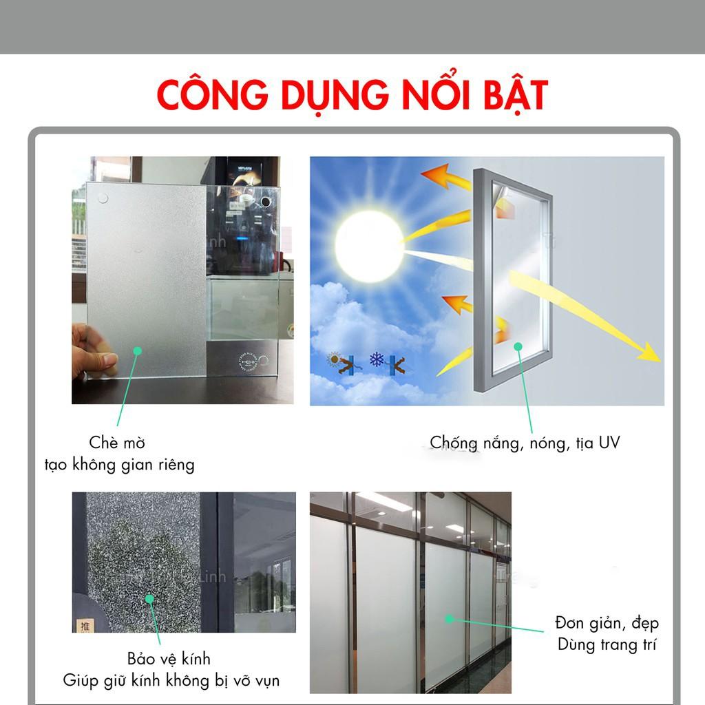 Phim decal Dán Kính cửa sổ Ô Vuông Tím T056 Khổ 90cx100cm cản nắng giảm nhiệt