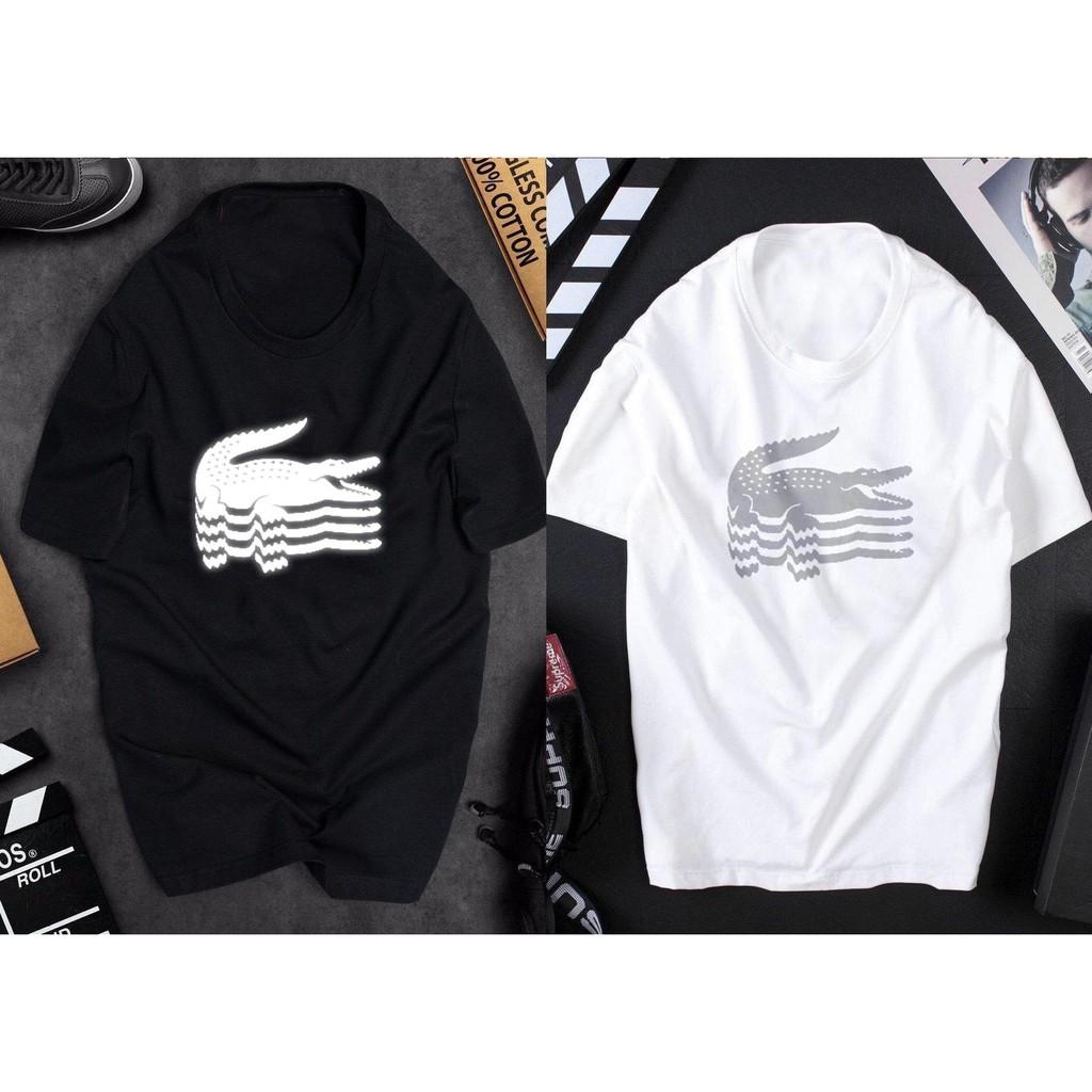 Áo thun Unisex phản quang Có size tay lỡ