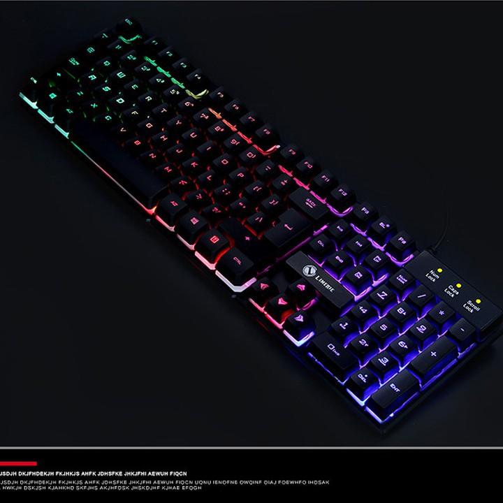 Combo bàn phím LED giả cơ GK50 và chuột chơi Game K2 -Led + Tặng kèm lót chuột