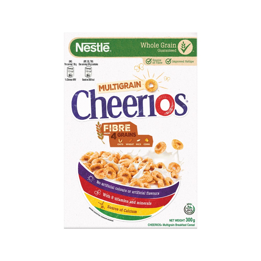 Ngũ cốc ăn sáng Nestlé Cheerios (Hộp 300g) - [Tặng 1 bình Lock &amp; Lock]