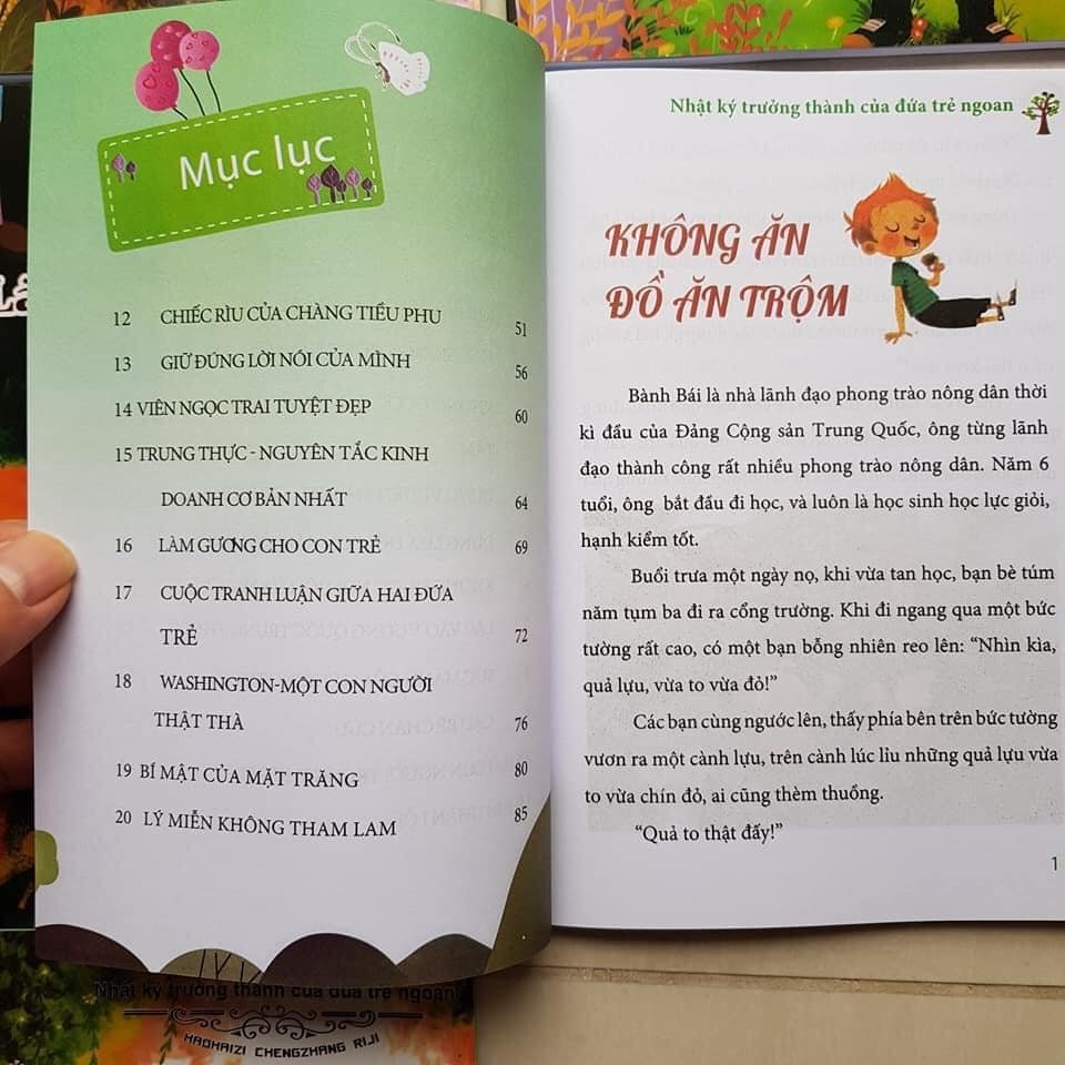 Combo Nhật Ký Trưởng Thành Của Đứa Trẻ Ngoan Tặng kèm bút và sổ tay