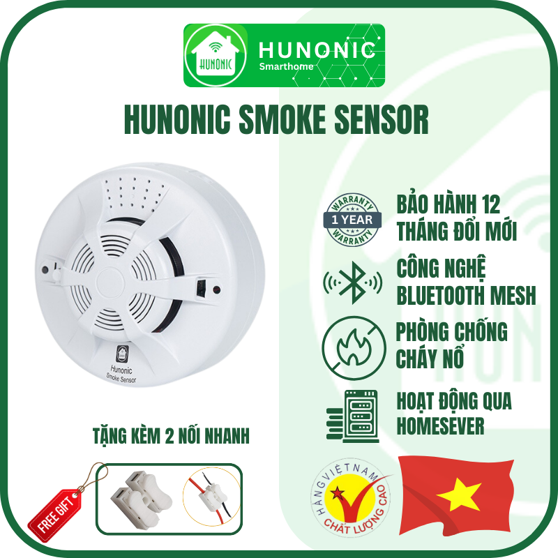 Bộ Cảm Biến Khói Hunonic Smoke Sensor