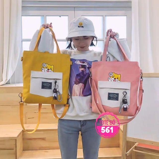 TÚI TOTE mẫu chú mèo siêu dễ thương