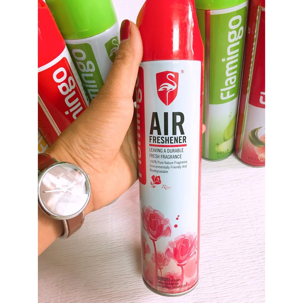 hàng mới Combo 02 Bình Xịt khử mùi xe ôtô Air Freshener Flamingo