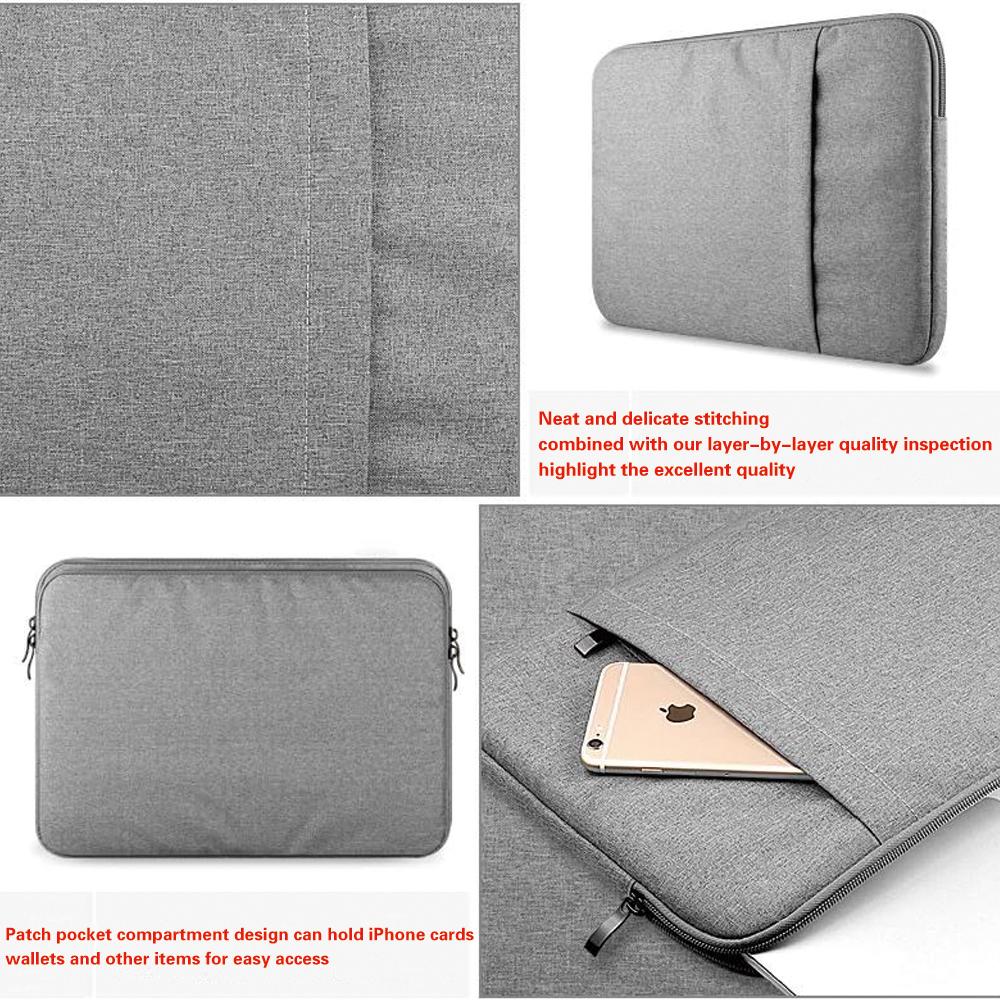 Túi Đựng Laptop 12 13 13.3 14 15 15.6 Inch Chống Nước Túi Đựng Máy Tính Xách Tay Funda Cho Macbook Air Pro 13 15 16 Inch Máy Tính Bao