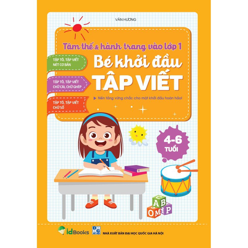 Sách - Bé Khởi Đầu Tập Viết cho trẻ 4-6 tuổi