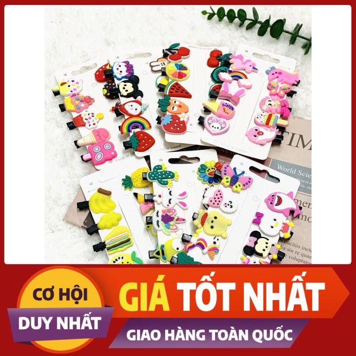 Set 10 kẹp mỏ vịt họa tiết đáng yêu -Nunam shop