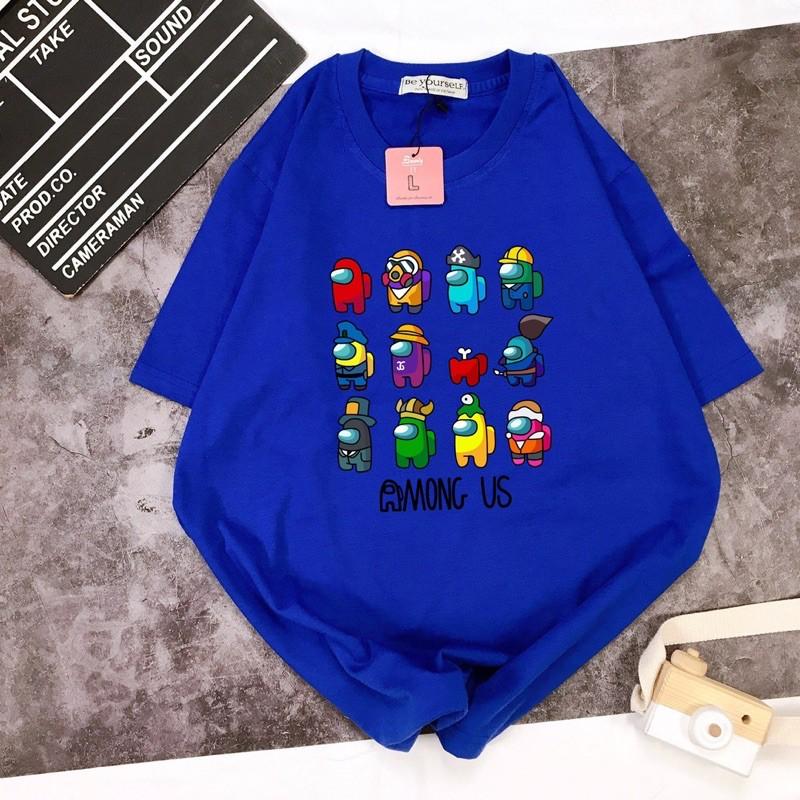 ÁO THUN UNISEX AMONG US 12 CON CỰC TREND SIZE M L XL