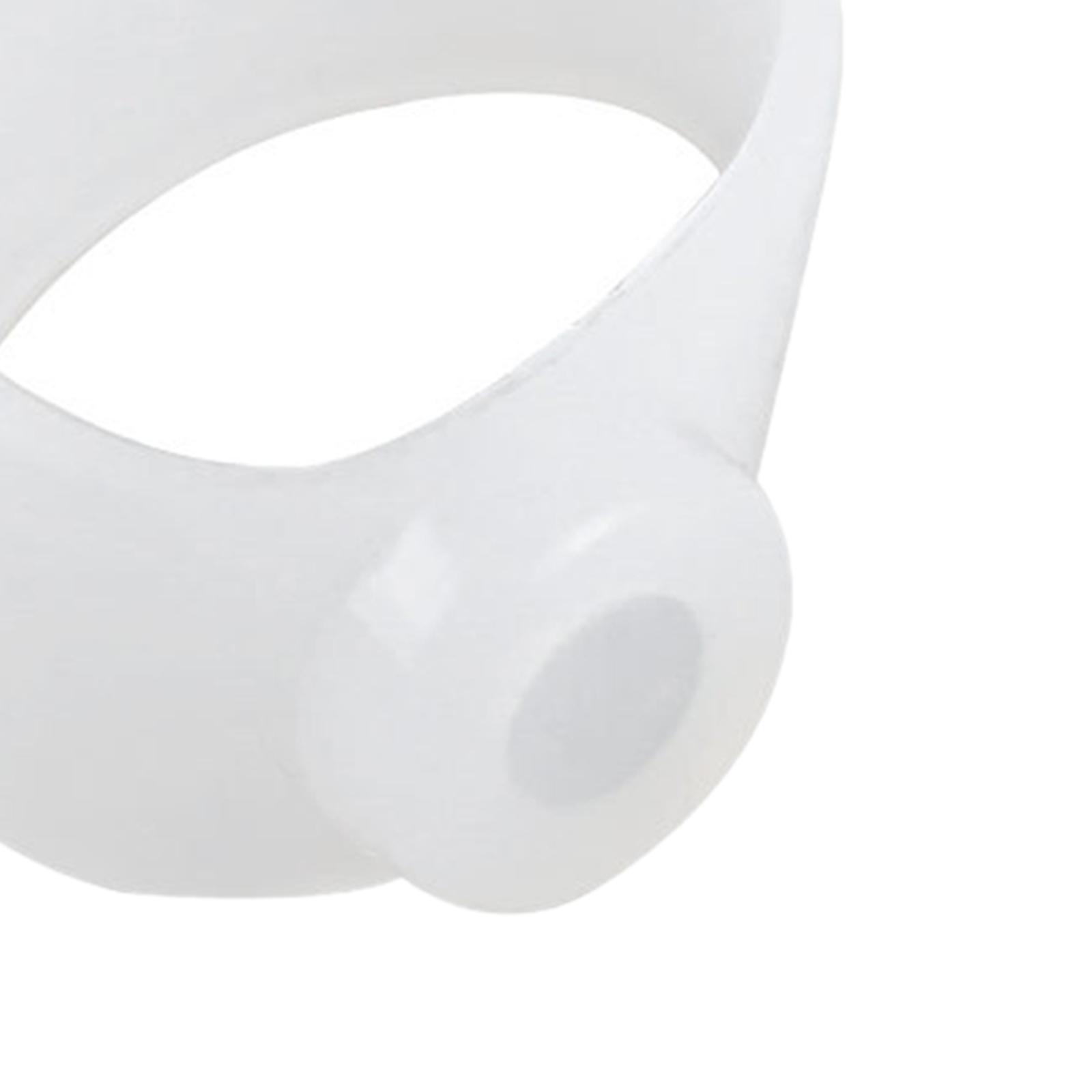 6x1 Pair Silicone  Toe Rings Soft Reduce Body  High Elastic