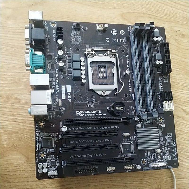 mainboard main gigabyte h81 d3h 4khe ram