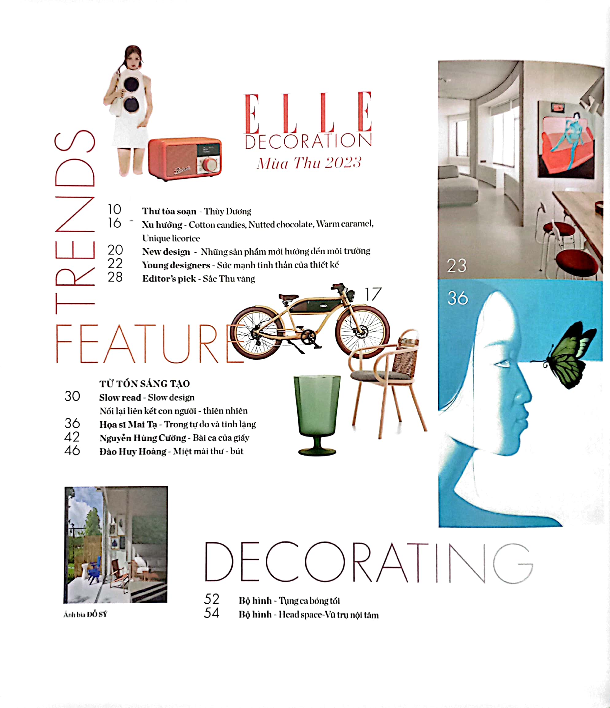 Tạp Chí Elle Decoration Tháng 9/2023 - Slow Living