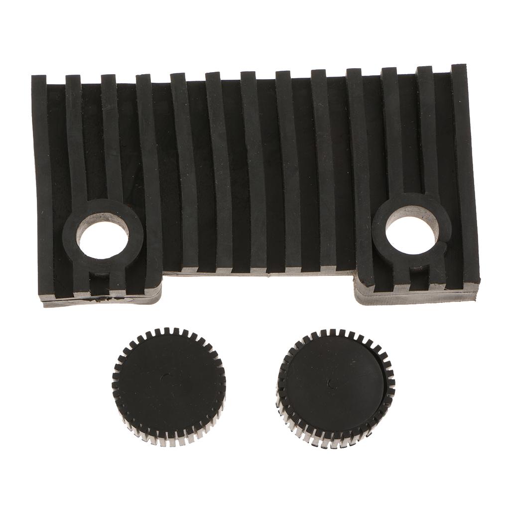 1 Set New Black Fuel Gas Tank Rubber Cushion Pad Set for Suzuki GN125 GS125