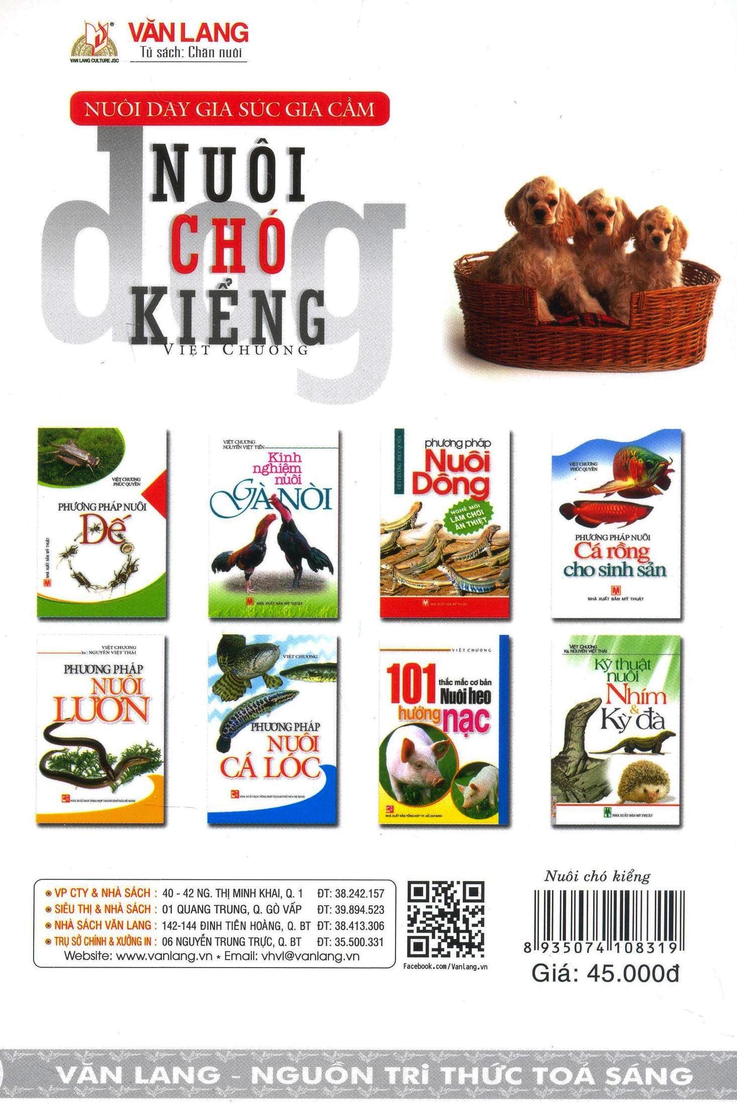 Nuôi Chó Kiểng - Nuôi Dạy Gia Súc Gia Cầm - Vanlangbooks