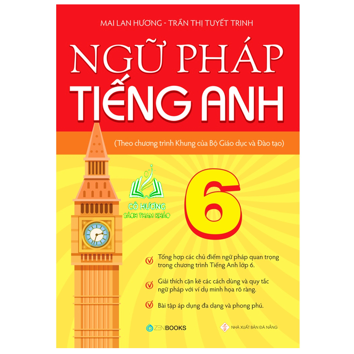 Sách - Ngữ Pháp Tiếng Anh Lớp 6 Mai Lan Hương