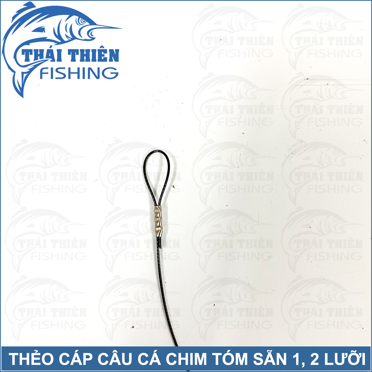 Combo 2 Bộ Thẻo Cáp Câu Cá Chim, Trê, Răng Sắc Bén Tóm Sẵn 1, 2 Lưỡi Dùng Câu Sông Thiên Nhiên, Hồ Dịch Vụ