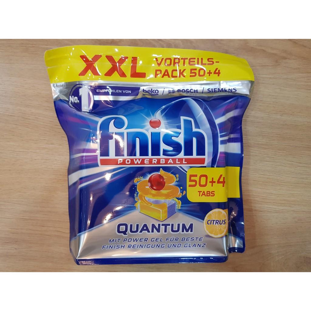 Hộp 54v - túi 51v - túi 36v - 25v // Viên rửa chén bát Finish Quantum Max & Quantum Ultimate