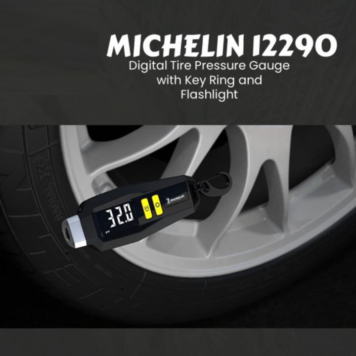 Đồng hồ đo áp suất lốp điện tử Michelin 12290 - Hàng nhập khẩu