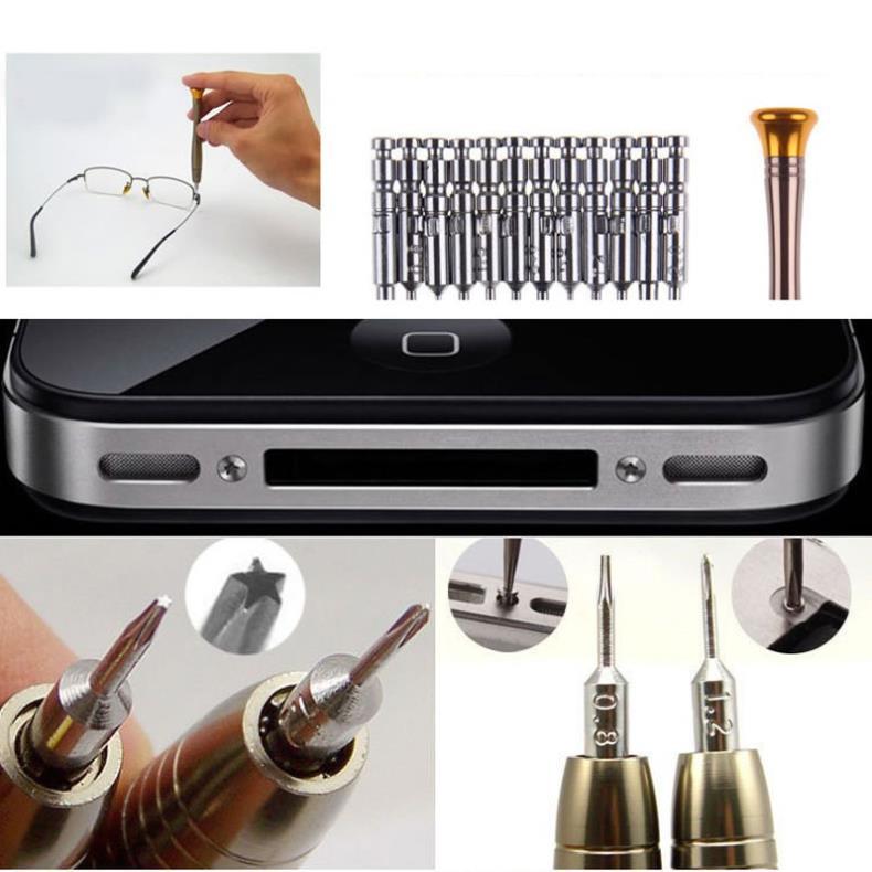 Bộ Tua Vít Đa Năng Tua Vít 25 Đầu Trong 1 Screwdriver LOẠI TỐT CÓ GEN VẶN VÍT NAM CHÂM