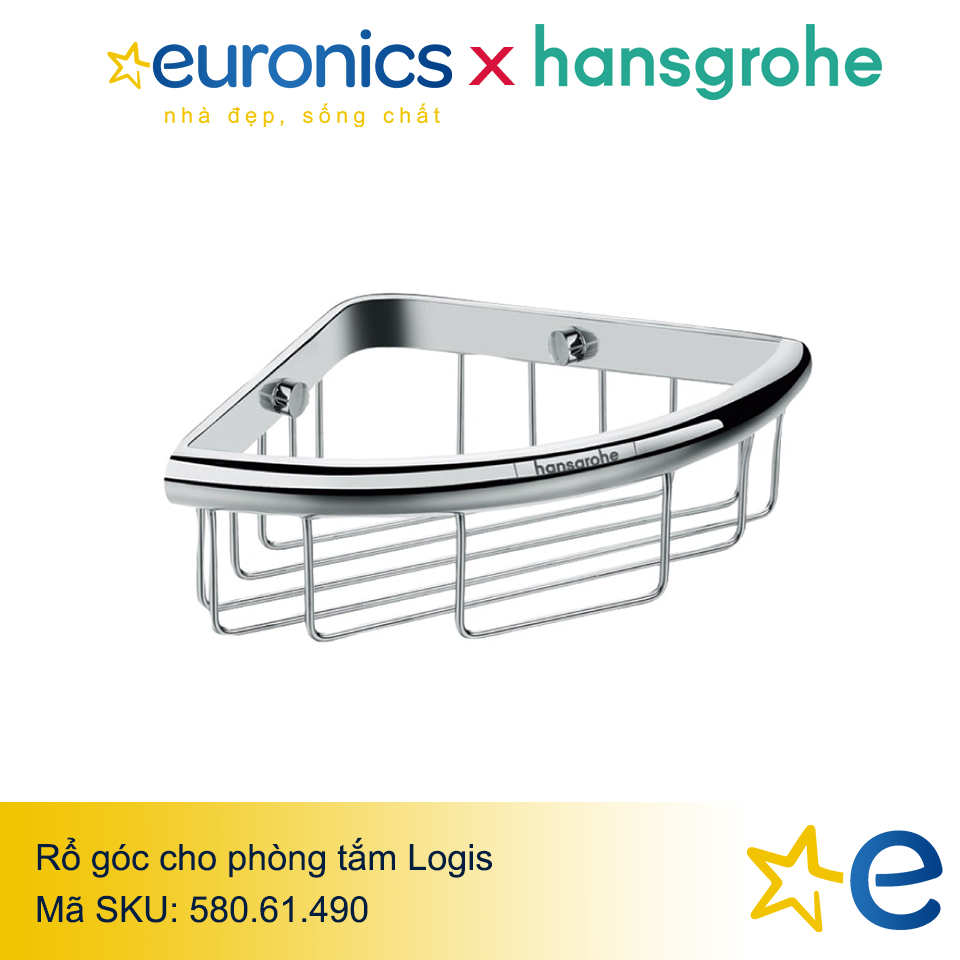 RỔ GÓC CHO PHÒNG TẮM LOGIS HANSGROHE/580.61.490 - HÀNG CHÍNH HÃNG - GIAO HÀNG TOÀN QUỐC