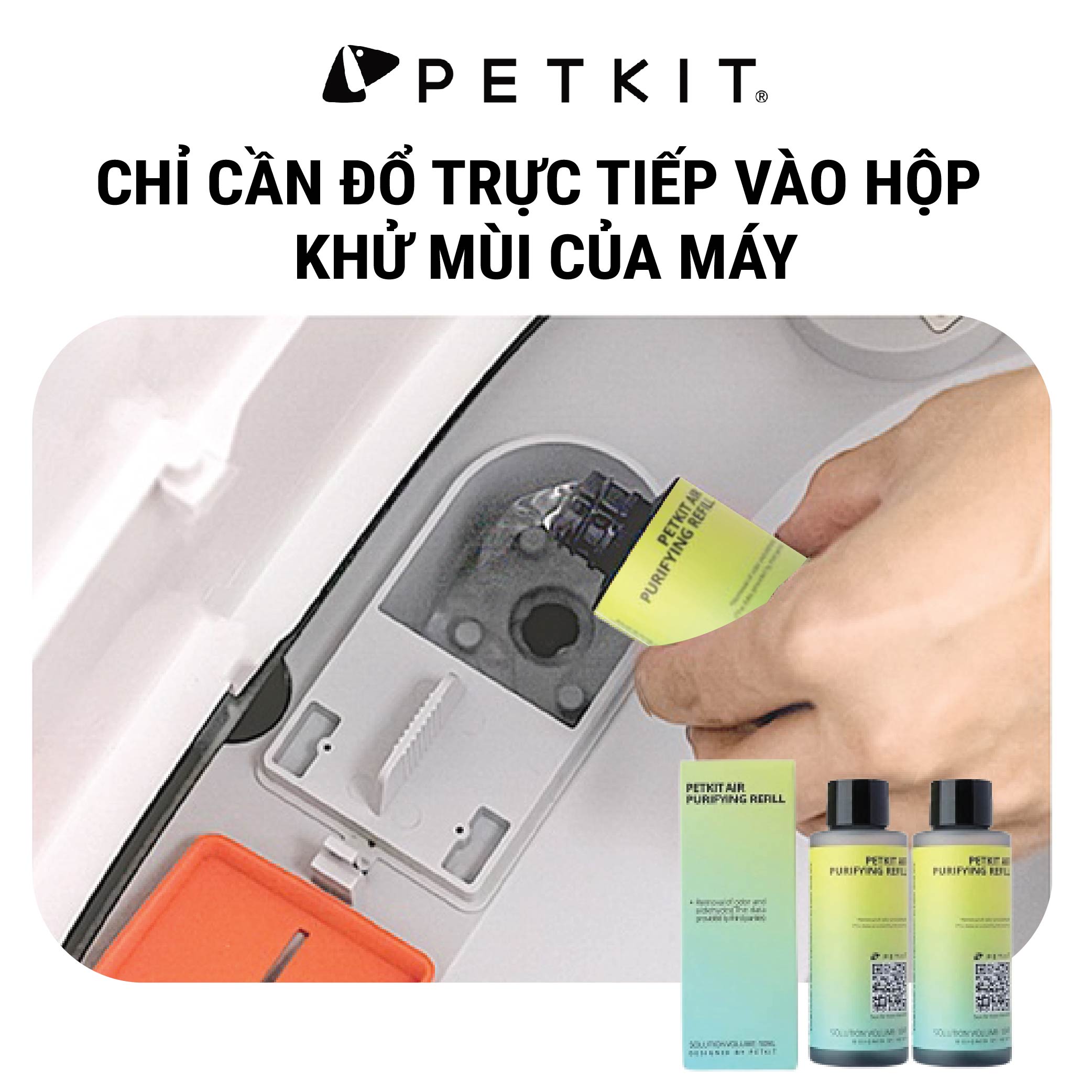 COMBO 2 Chai Tinh Dầu Dùng Cho Máy Vệ Sinh Tự Động Cho Mèo Petkit Pura Max