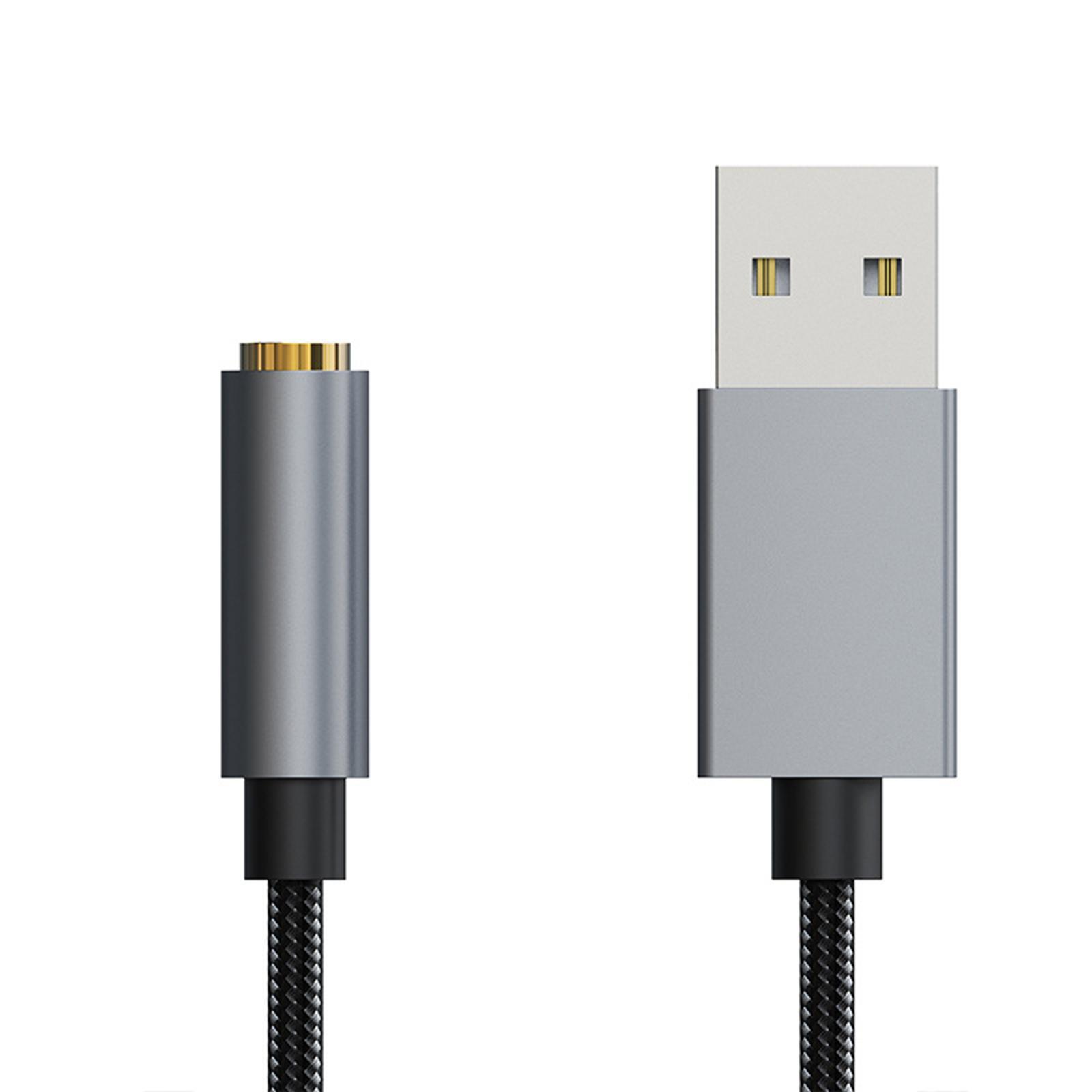 USB to 3.5mm Adapter USB to Adapter Headset for