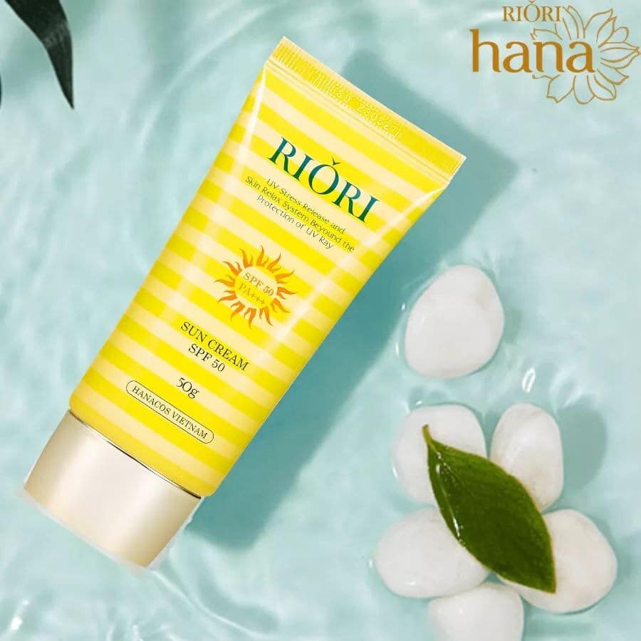 Kem Chống Nắng Không Trôi RIORI SUN CREAM SPF50/ PA+++ 50g