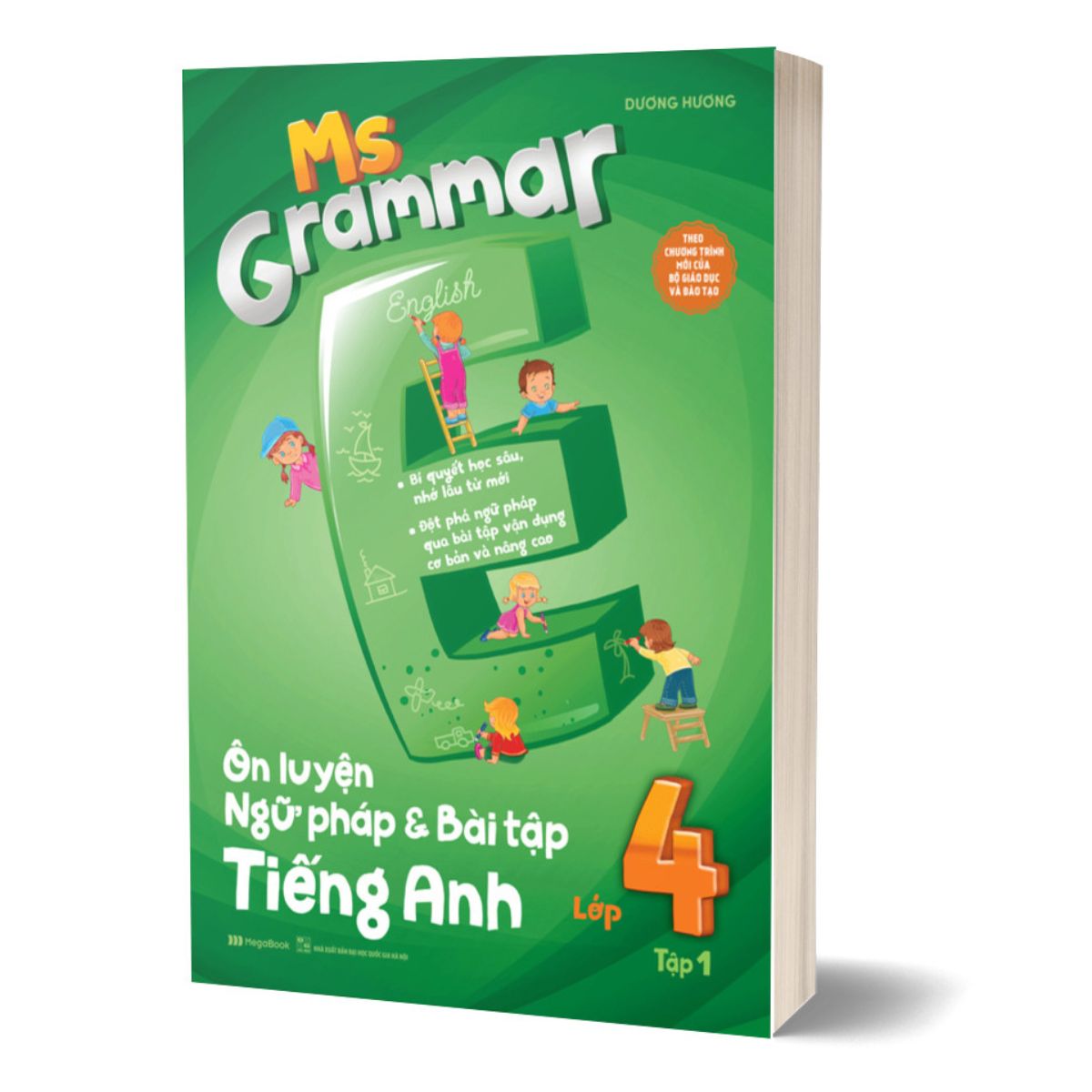 Combo Ms Grammar - Ôn Luyện Ngữ Pháp Và Bài Tập Tiếng Anh Lớp 4: Tập 1 Và 2