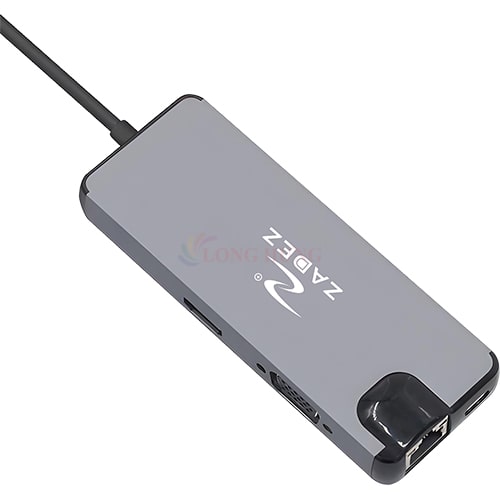 Cổng chuyển đổi 8-in-1 Zadez USB-C Adapter ZAH-518 - Hàng chính hãng