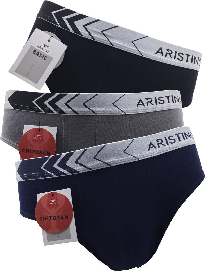 Combo 3 Chiếc Quần Lót Nam Cao Cấp Aristino ABF01807 Chất liệu Cotton Chitosan Thuần Khiết (Giao Màu Ngẫu Nhiên) - Hàng Chính Hãng