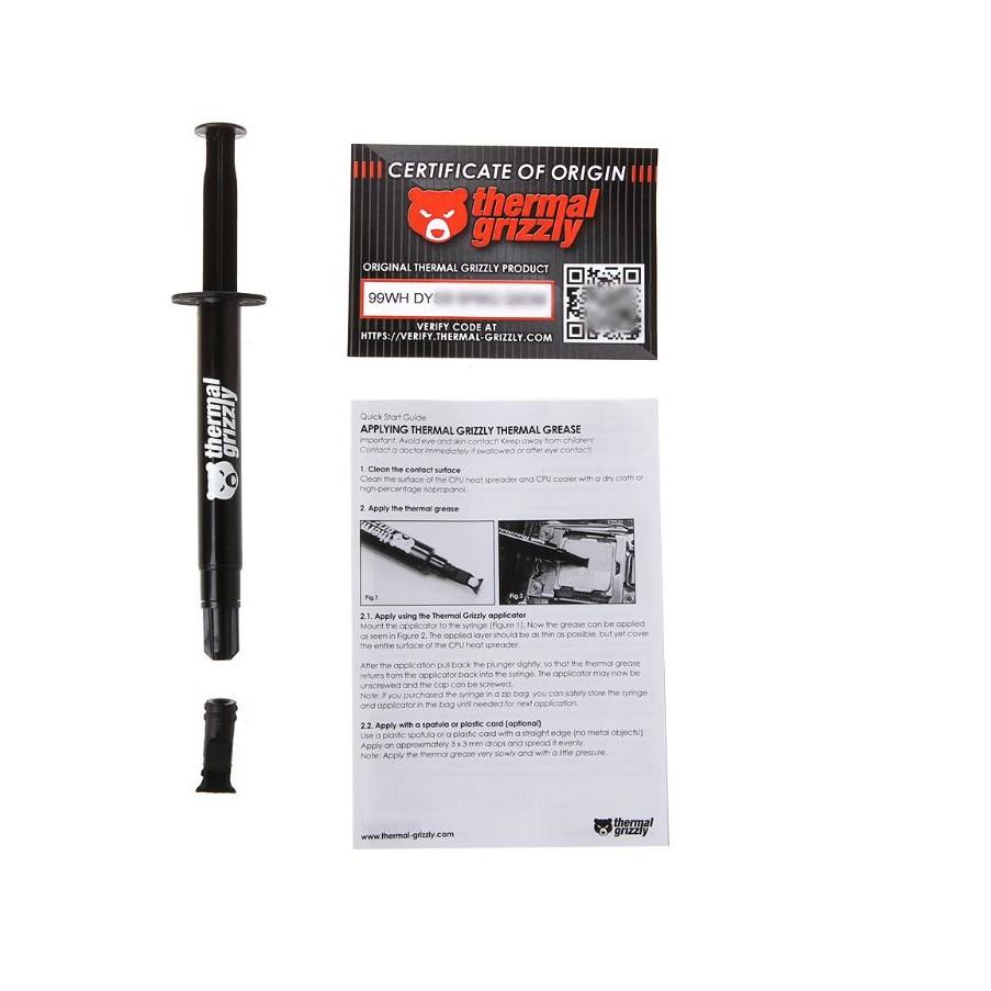 Kem tản nhiệt PC Thermal Grizzly Kryonaut 1g - Hiệu năng vượt trội, hàng Đức - Có tem chống hàng giả