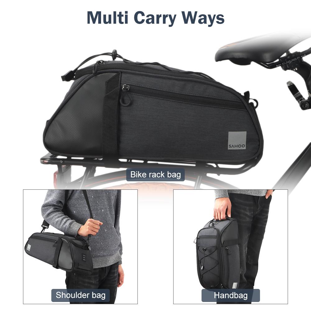 Túi đựng đồ ghế sau xe đạp 8L, chất liệu vải cao cấp chống nước
