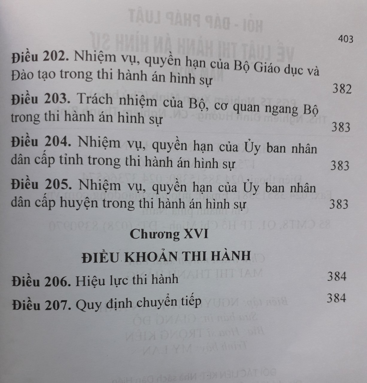 Hỏi - Đáp Pháp Luật Về Luật Thi Hành Án Hình Sự năm 2019