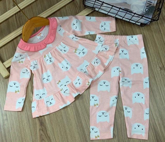 Bộ dài tay quần dài size nhỏ 8-23 ký vải xuất xịn loại 1 đồ bộ trẻ em