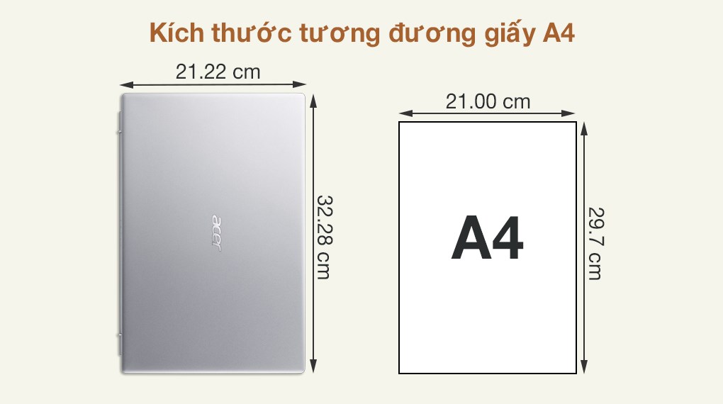 Máy Tính Xách Tay Laptop Acer Swift 3 SF314-511-55QE - Hàng Chính Hãng