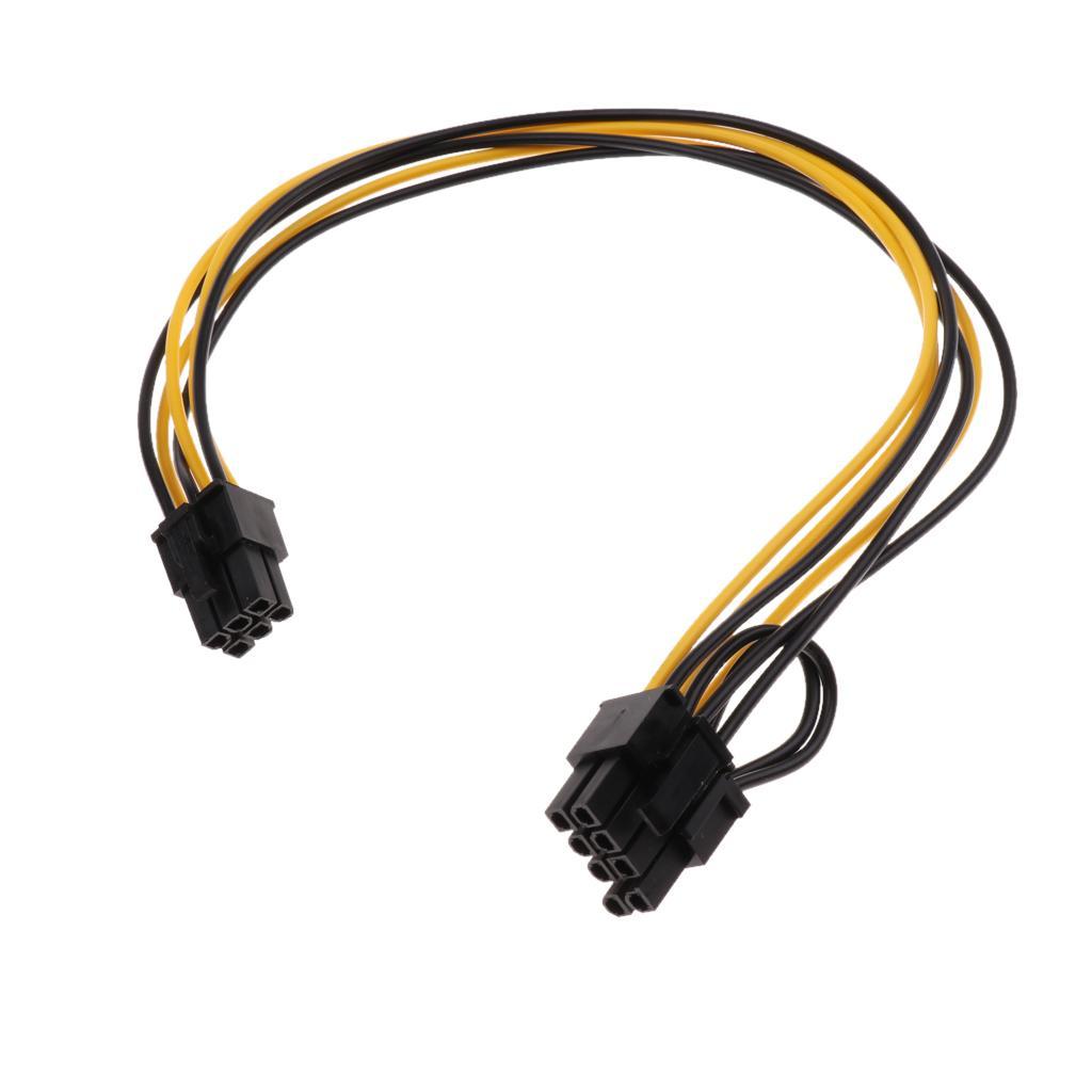 PCI-e 6-pin to 8-pin Power Splitter Cable PCI-e  Cable Cord