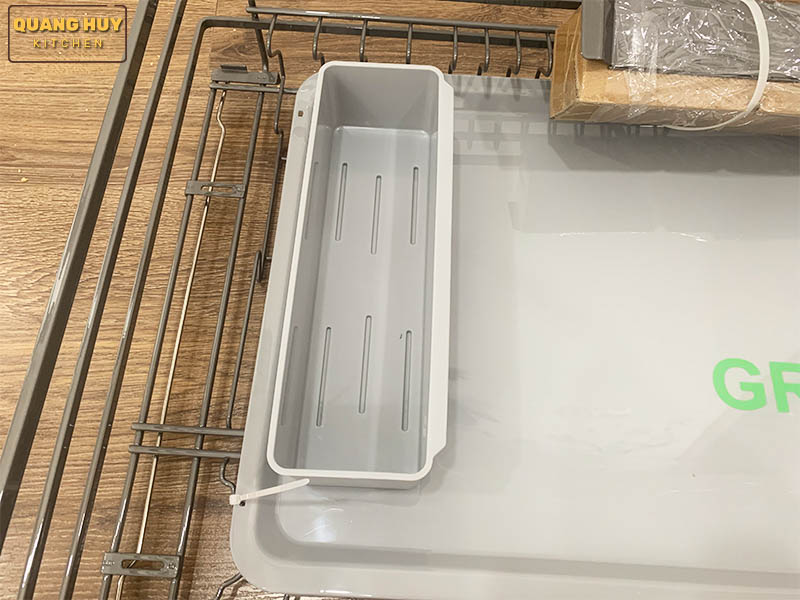 Giá bát đĩa tủ dưới inox sơn Nano bảo hành 10 năm không han gỉ thương hiệu Grob