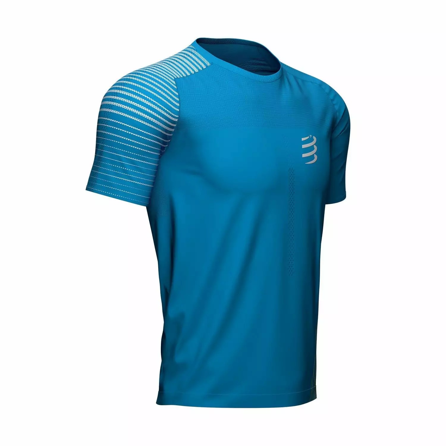 Áo chạy bộ nam Compressport Performance SS T-Shirt - Màu xanh