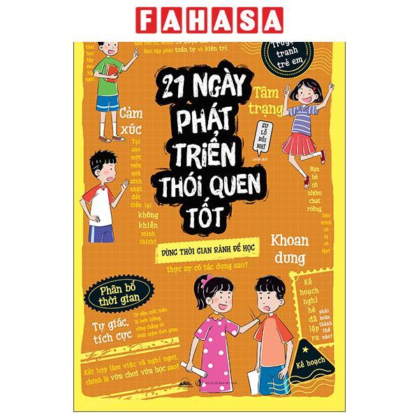 Sách - Truyện Tranh Trẻ Em - 21 Ngày Phát Triển Thói Quen Tốt