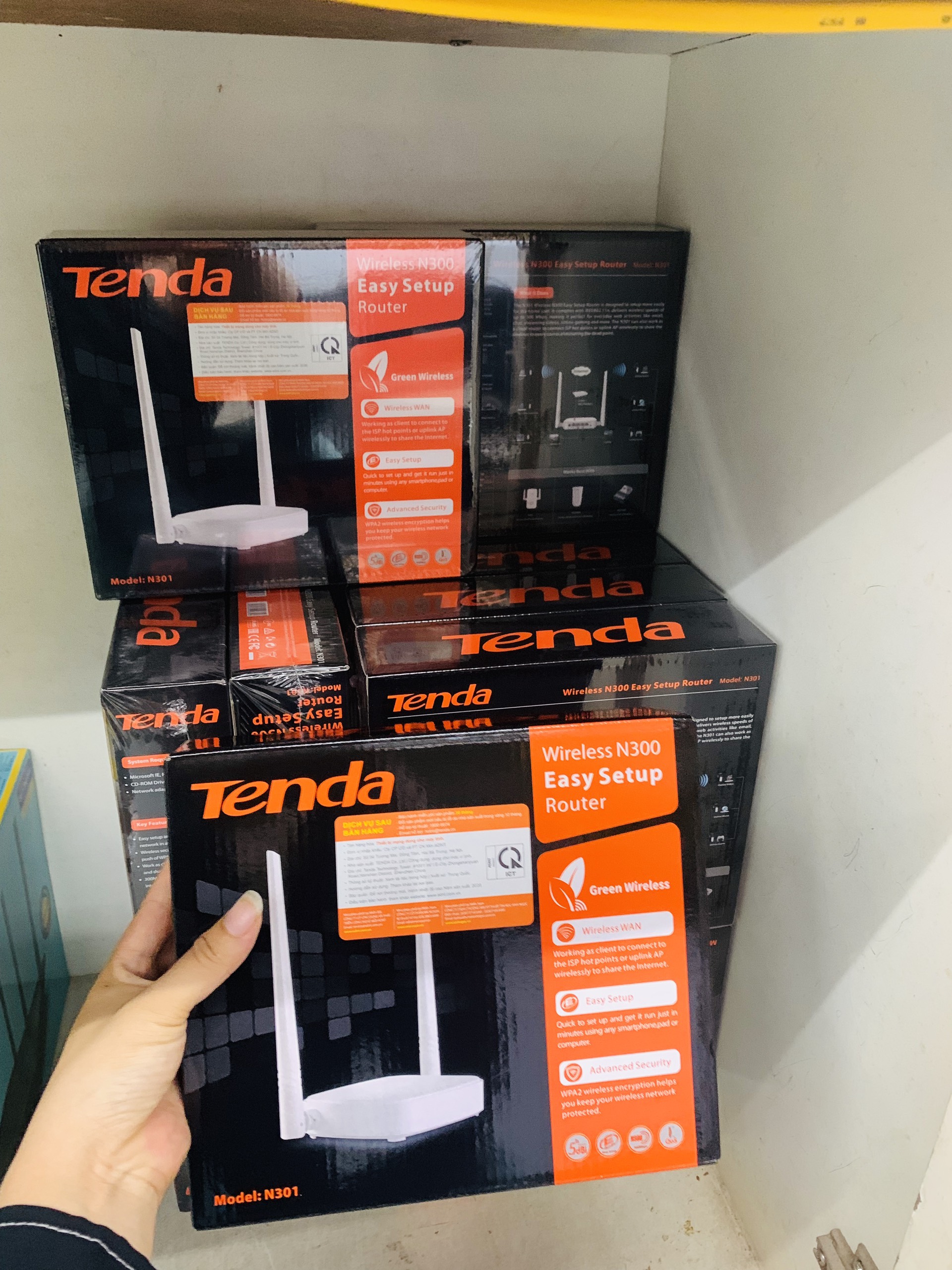 Bộ phát wifi Tenda N301 N300Mbps-Hàng chính hãng